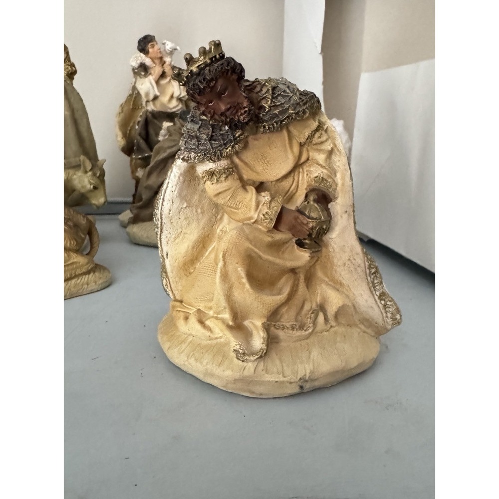 Silent Night Nativity Manger Collection 5"-8" Large Set Of 10 Christmas Holiday - Picture 13 of 16